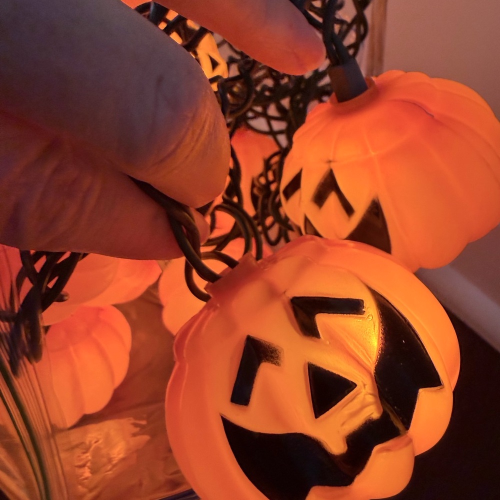 Vintage Halloween Blow Mold Lights